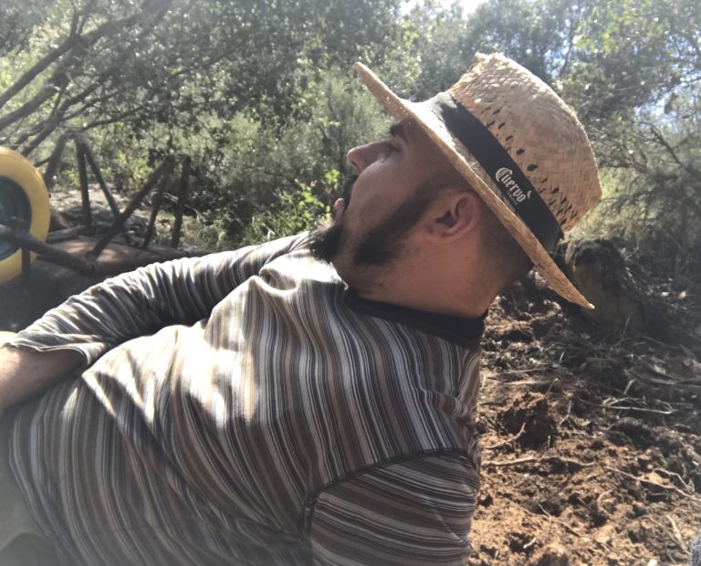 Un hombre desarmado